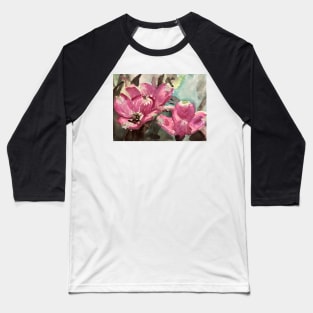 Pink Dogwood Baseball T-Shirt